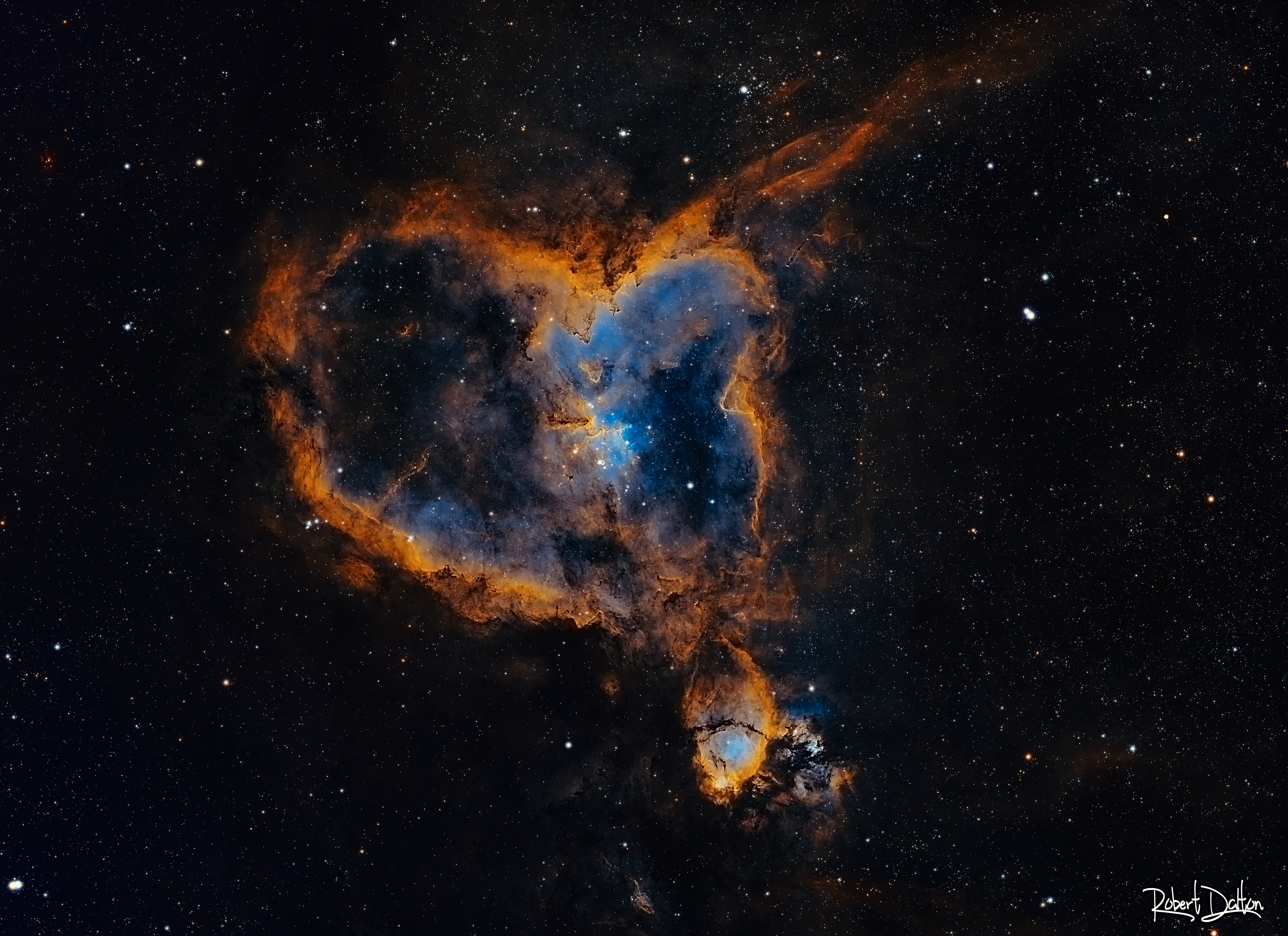 Herz und Fischkopf Nebel (IC-1805+NGC-896)