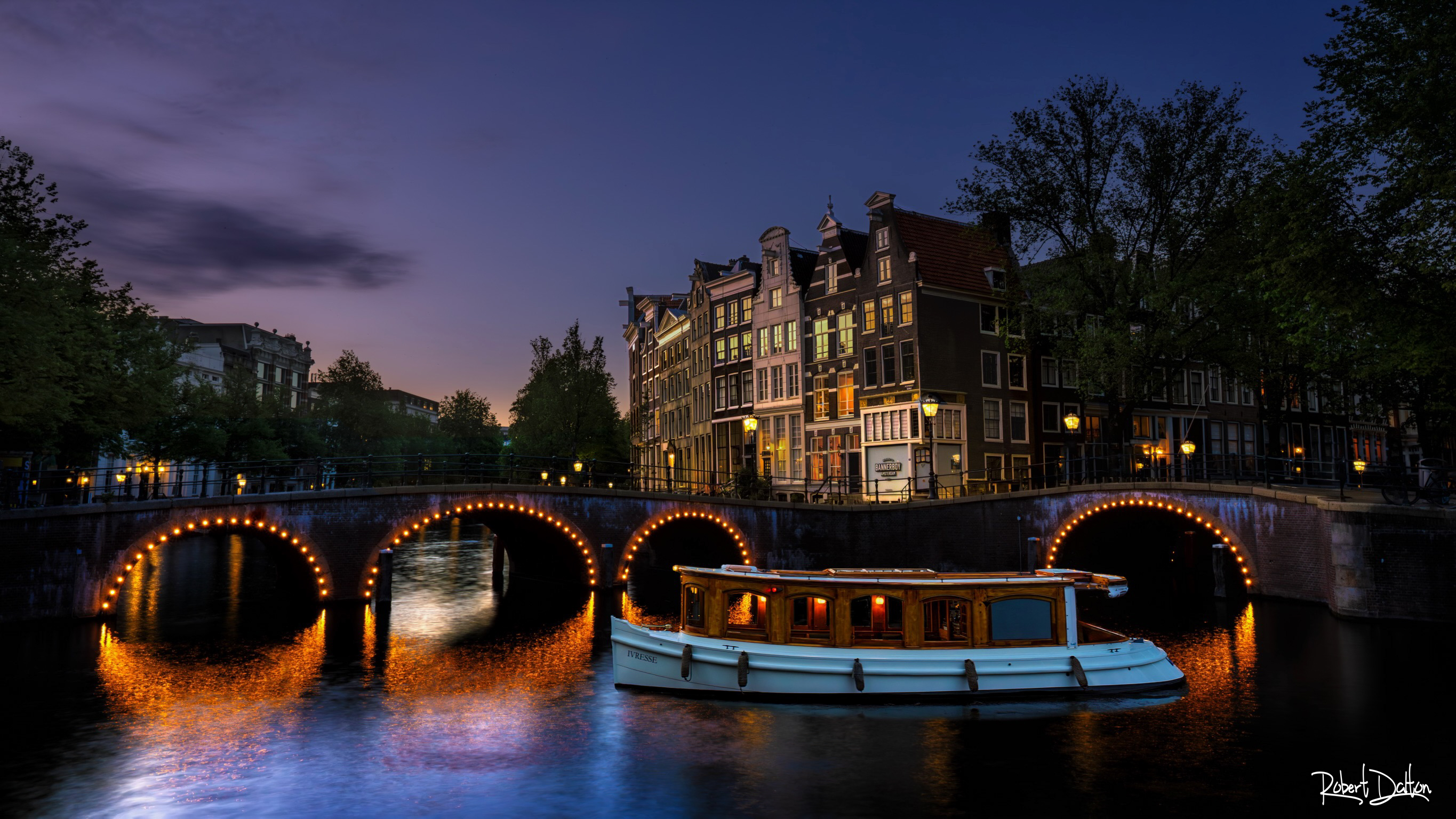 Sonnenuntergang in Amsterdam