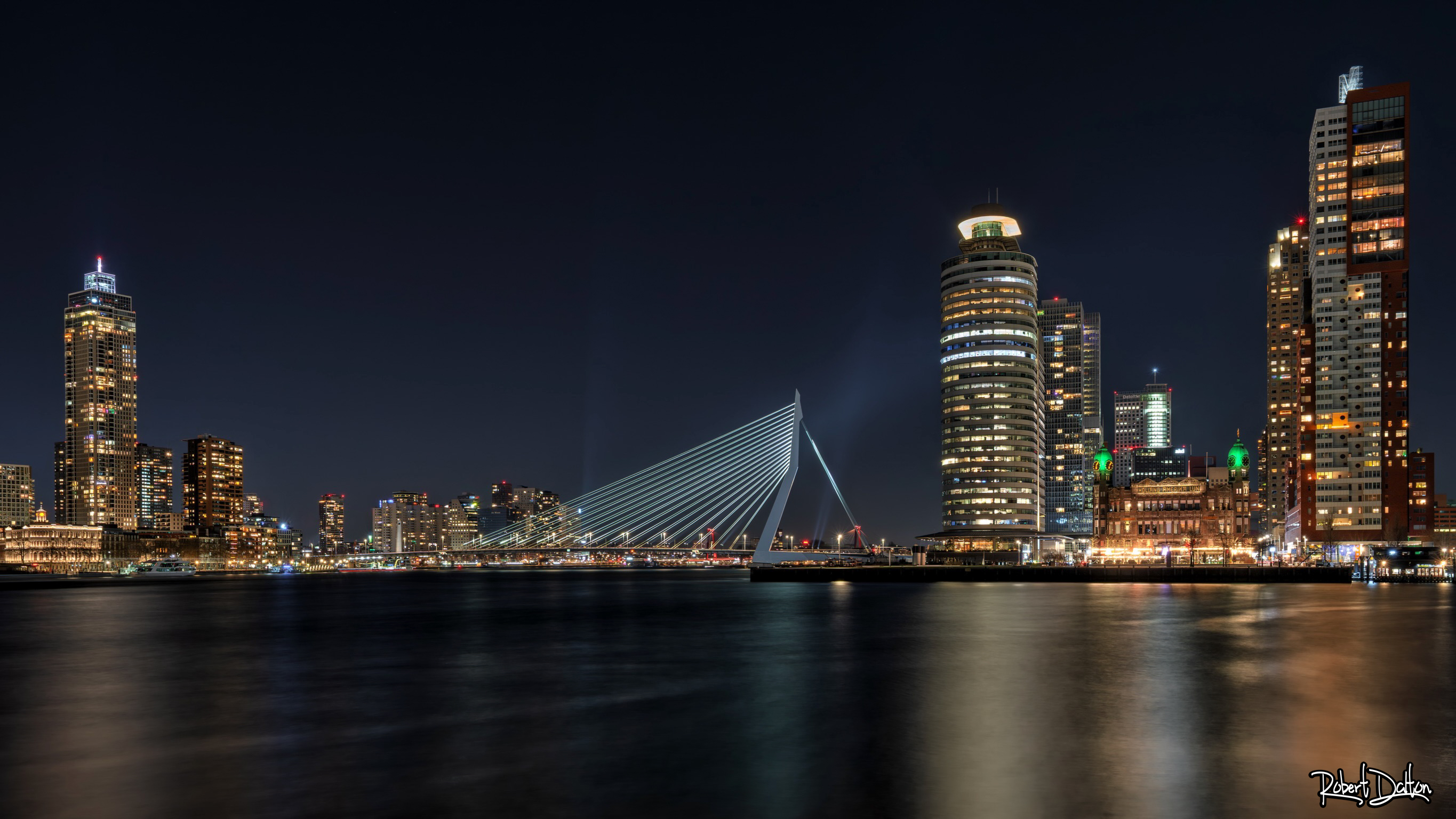 Rotterdam bei Nacht