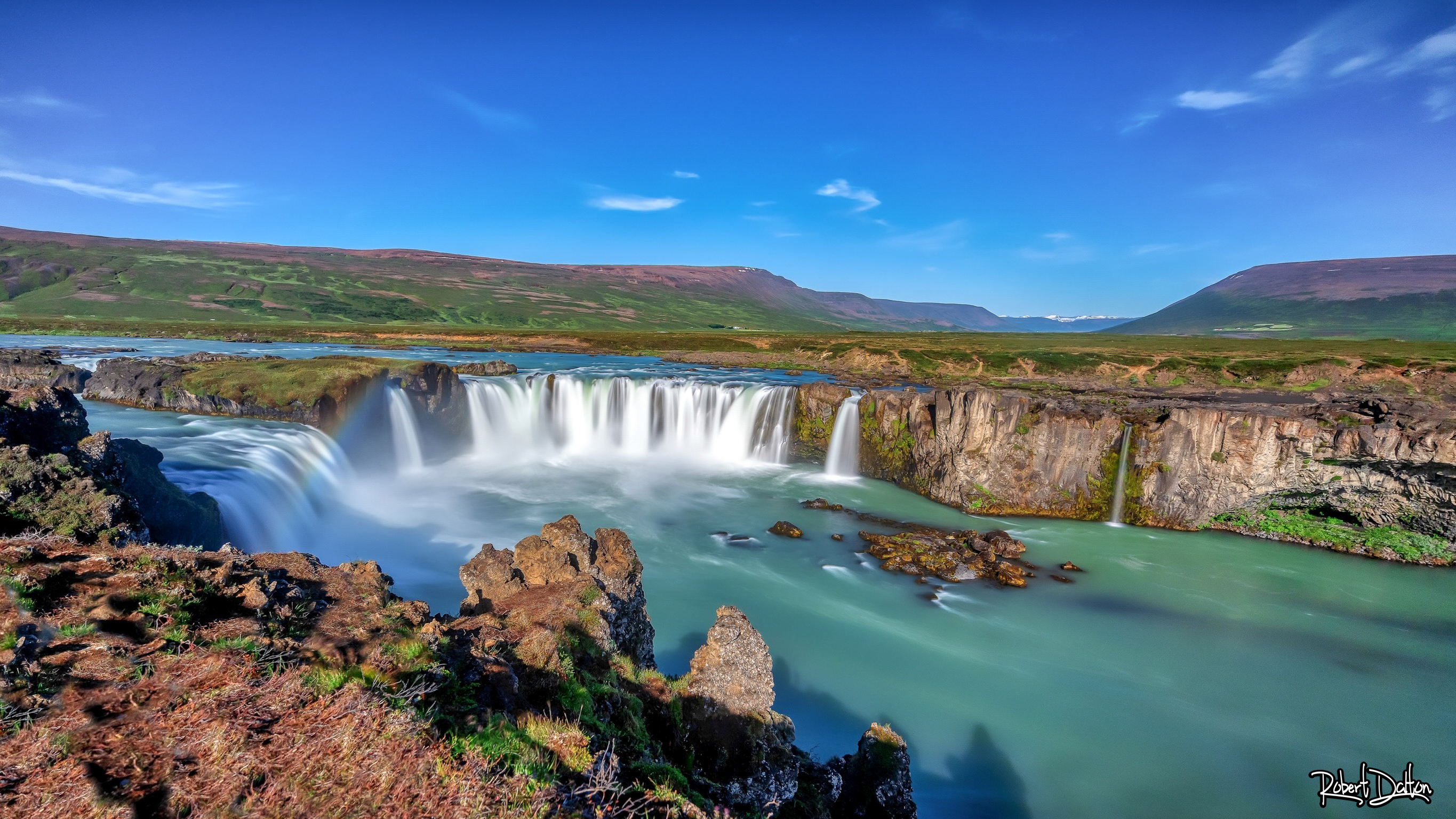 Godafoss Sonnenaufgang