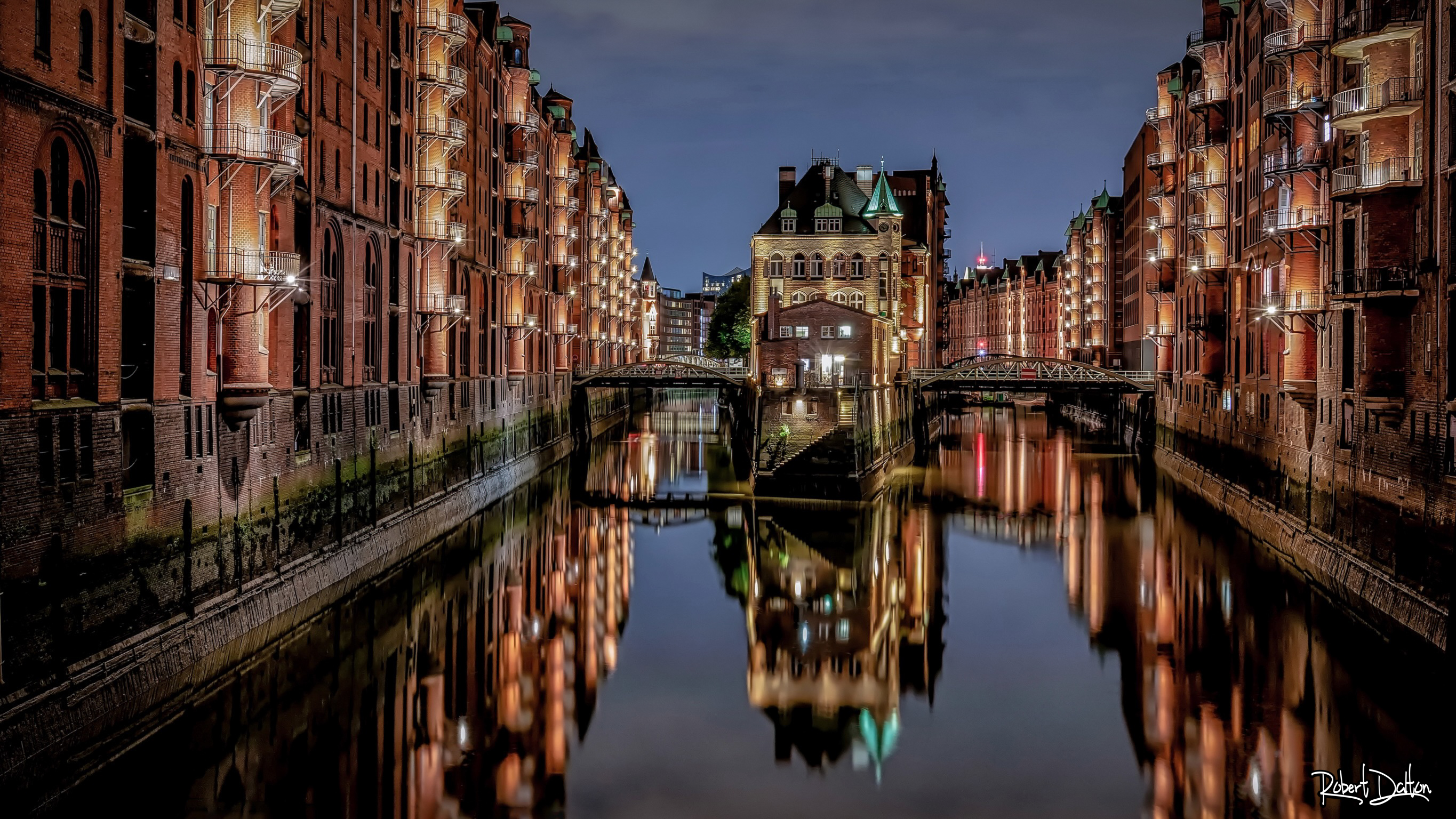 Wasserschloß - Ansicht von Osten (Poggenmühlenbrücke)
