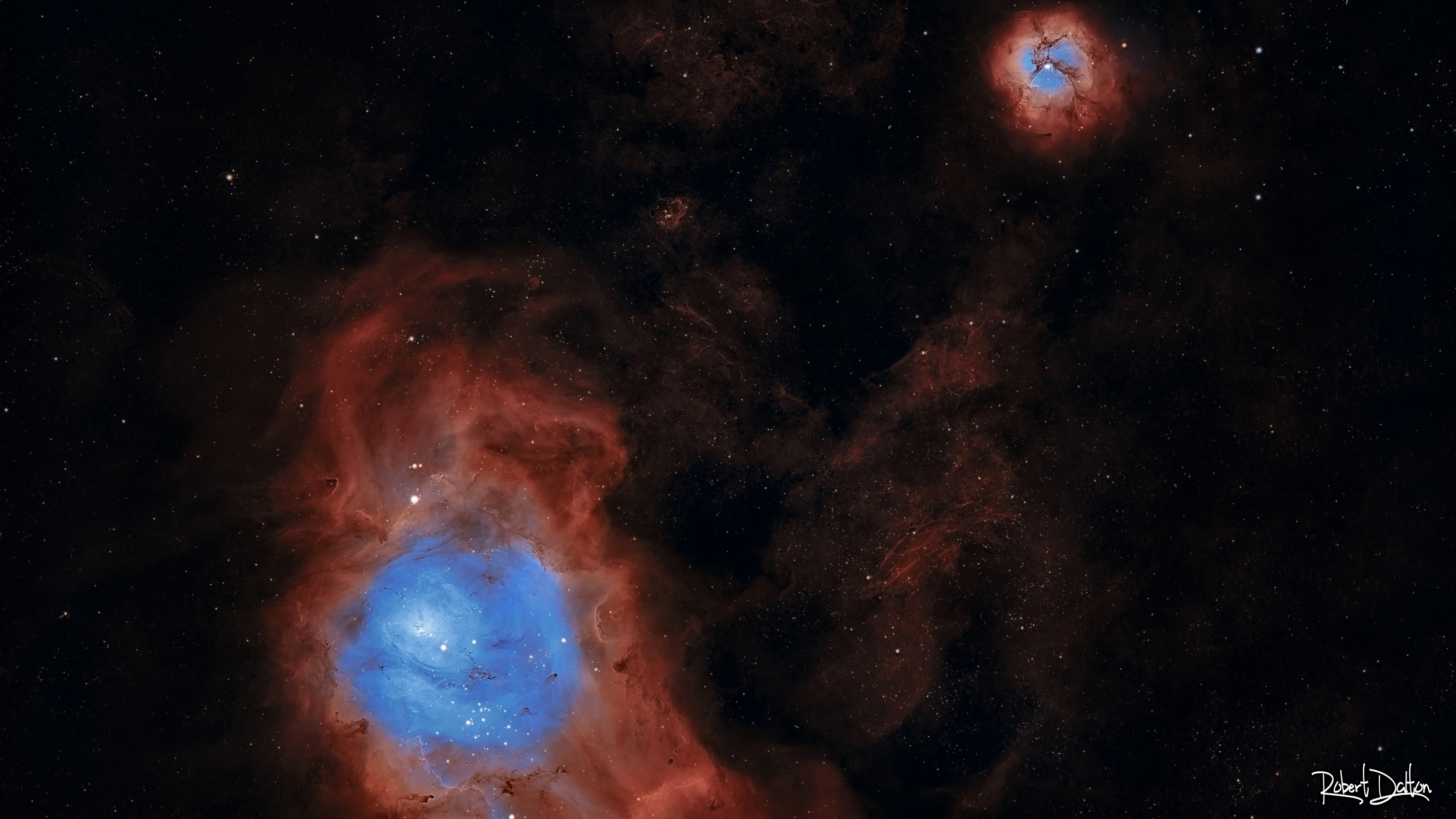 Lagunen- und Trifidnebel (M8 und M20)