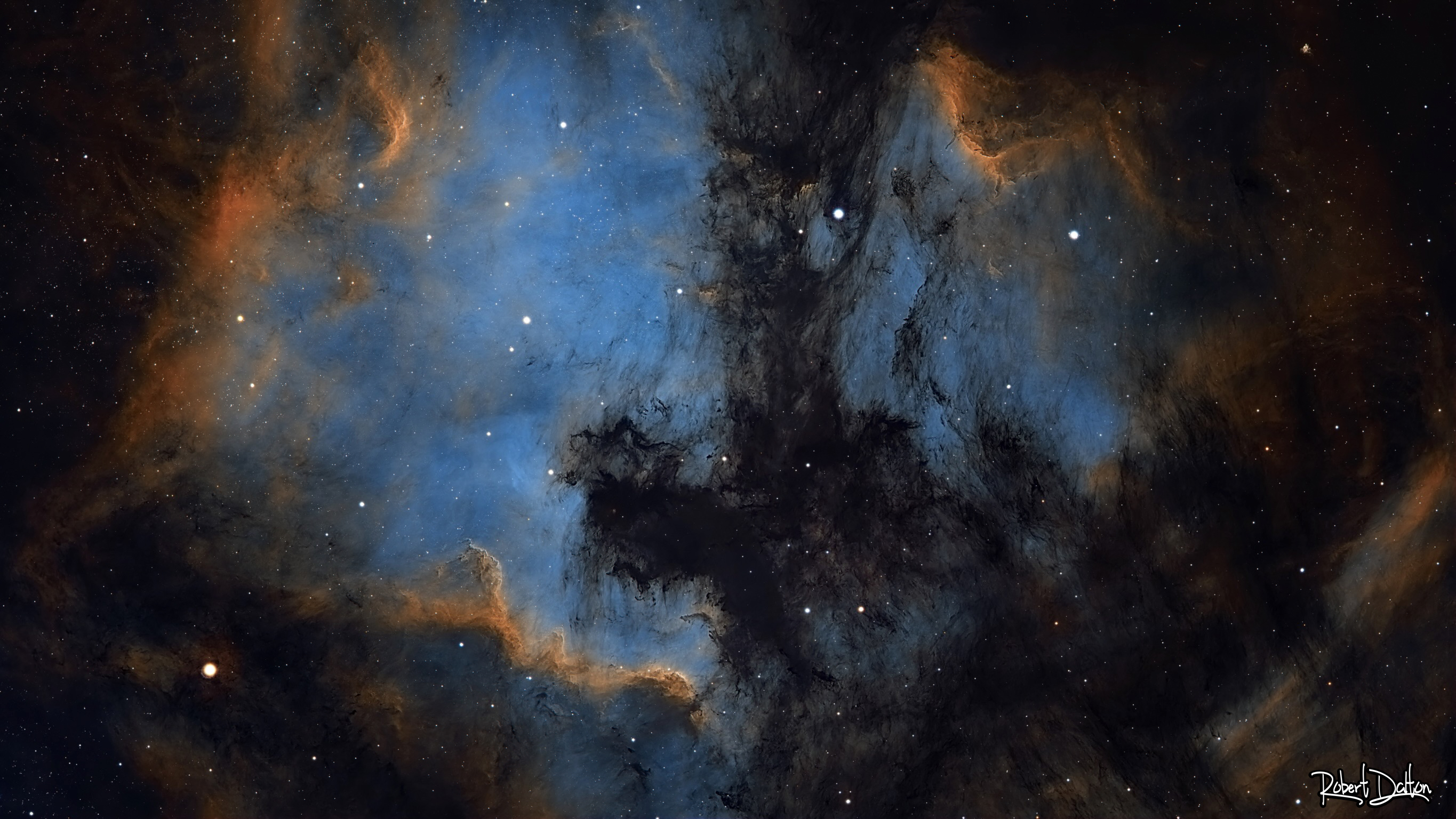 Der Nordamerikanebel und der Pelikannebel (NGC-7000)