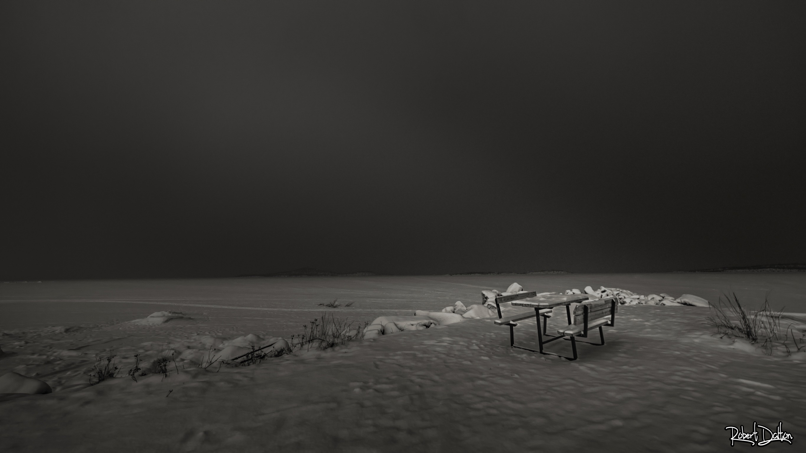 Der Torneträsk-See in Absiko